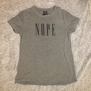 nope t-shirt